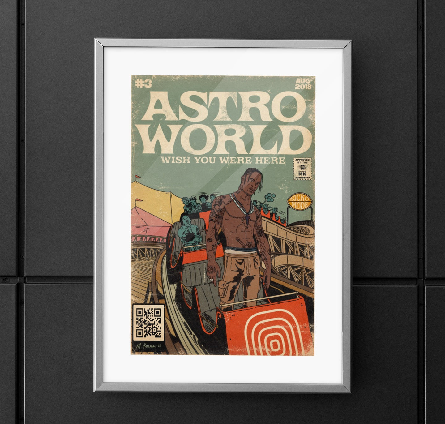 Astroworld art  Poster by Neylefleur
