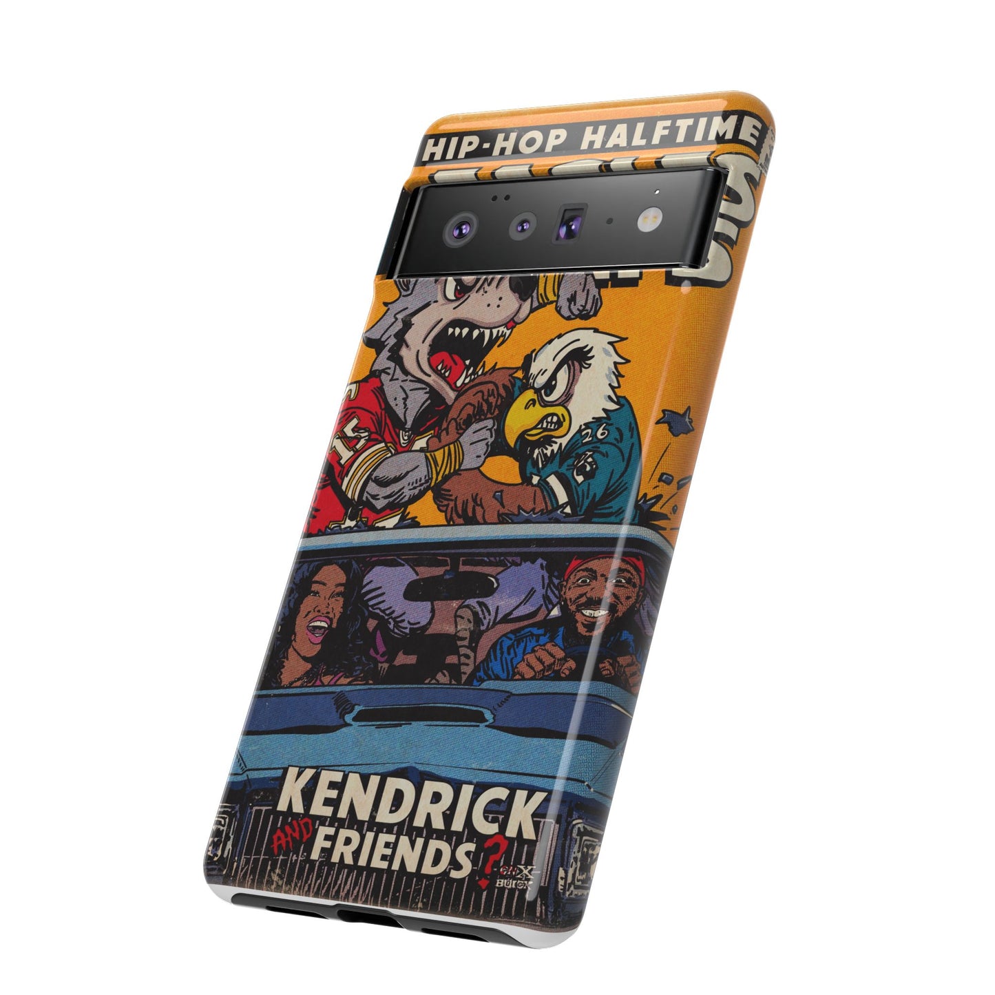 Kendrick & SZA - 2025 Halftime - Eagles vs Chiefs - Tough Phone Cases
