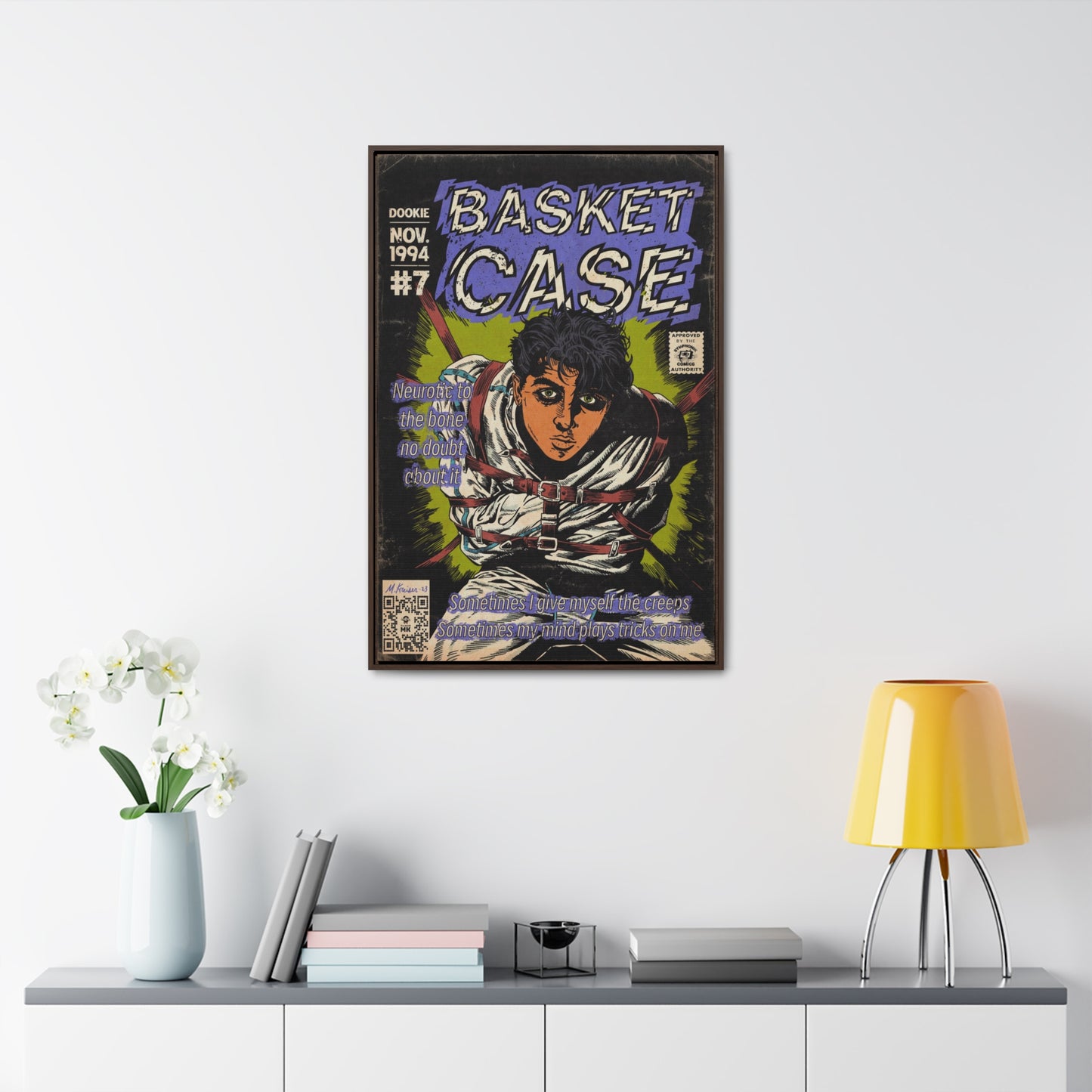 Green Day - Basket Case - Gallery Canvas Wraps, Vertical Frame