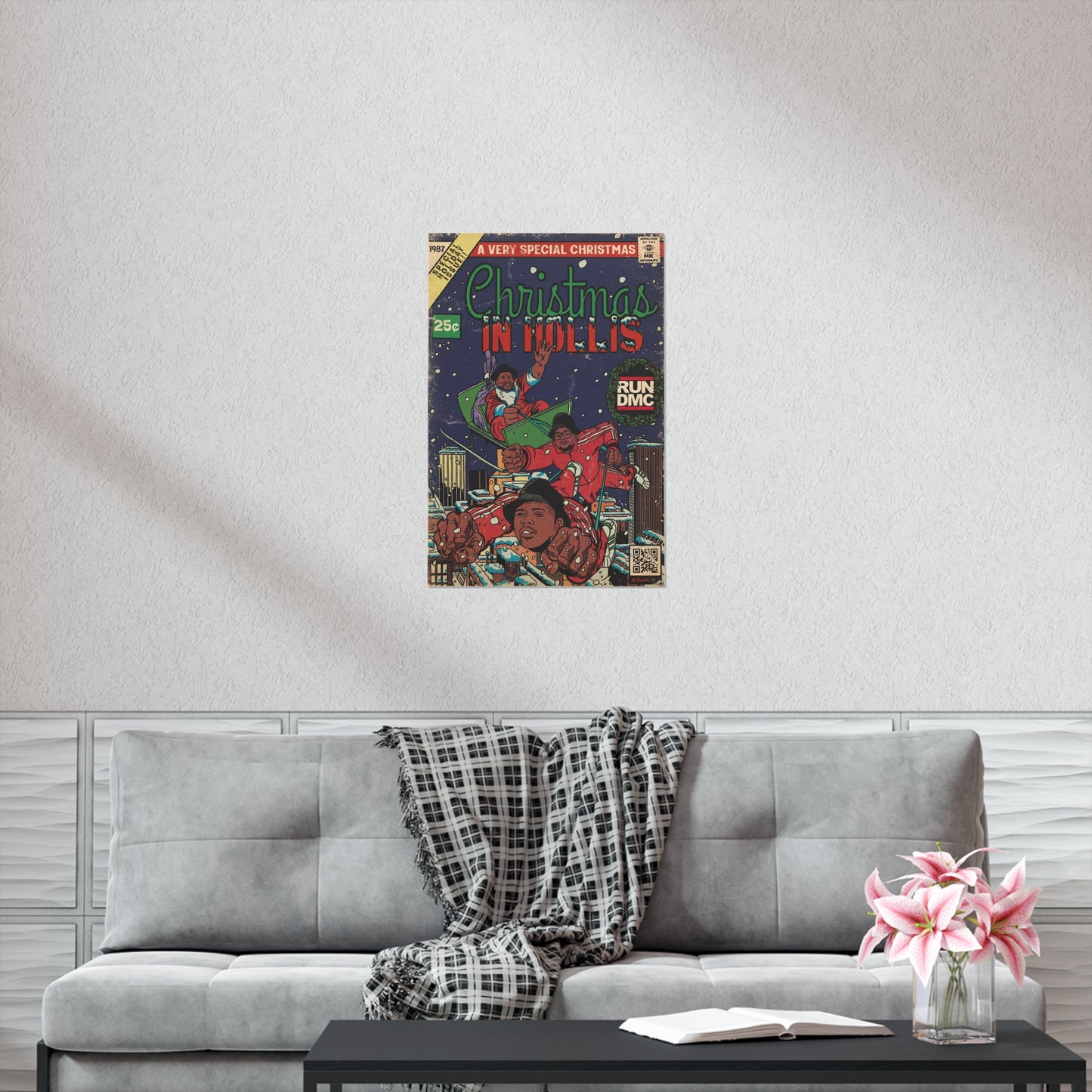 RUN DMC - Christmas In Hollis- Vertical Matte Poster