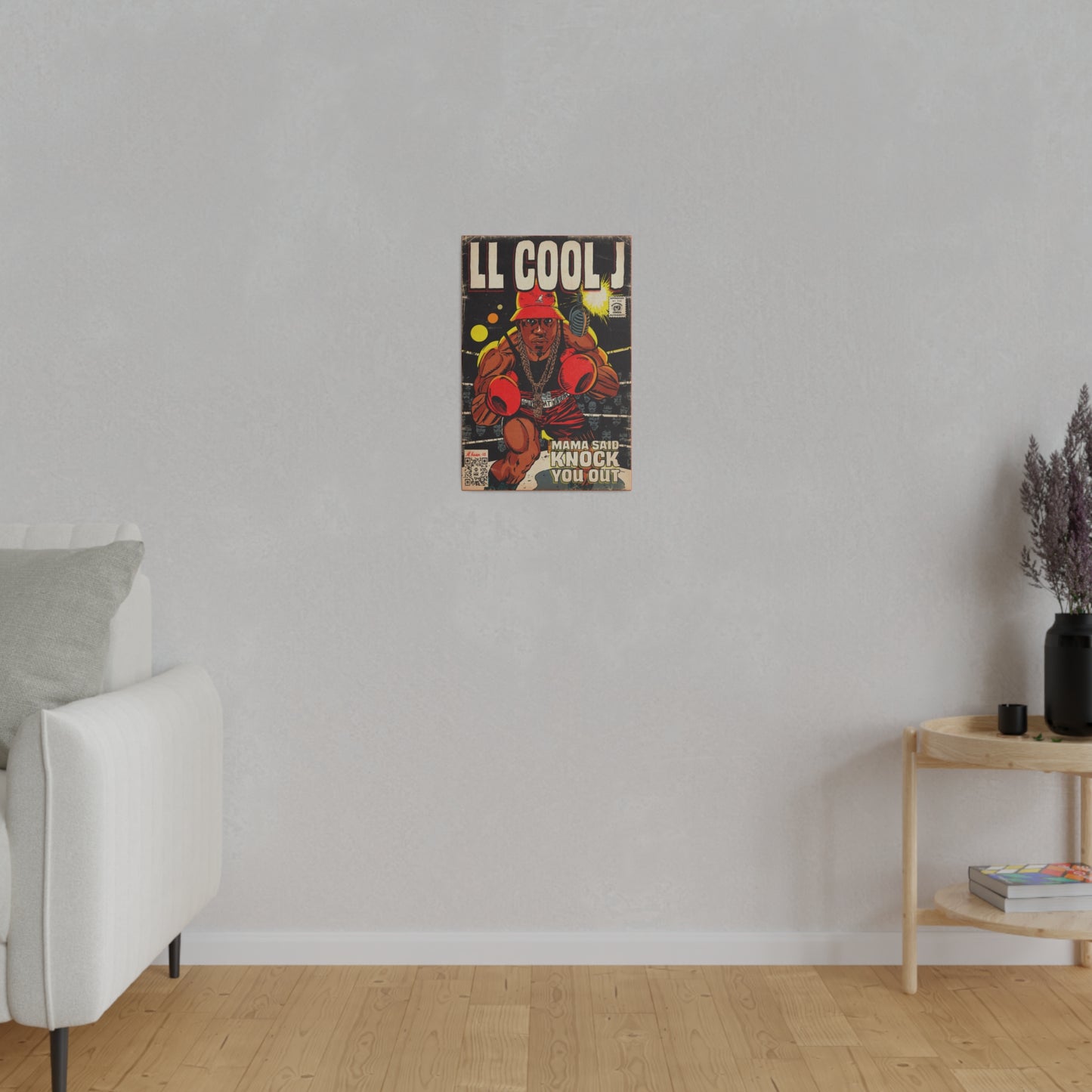LL Cool J - Mama Said Knock You Out - Matte Canvas, Stretched, 0.75"