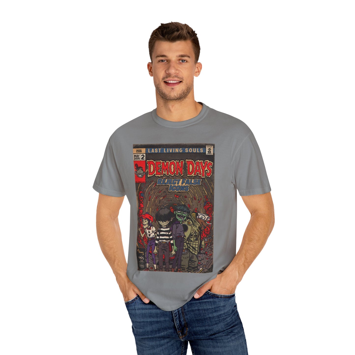 Demon Days - Unisex Garment-Dyed T-shirt
