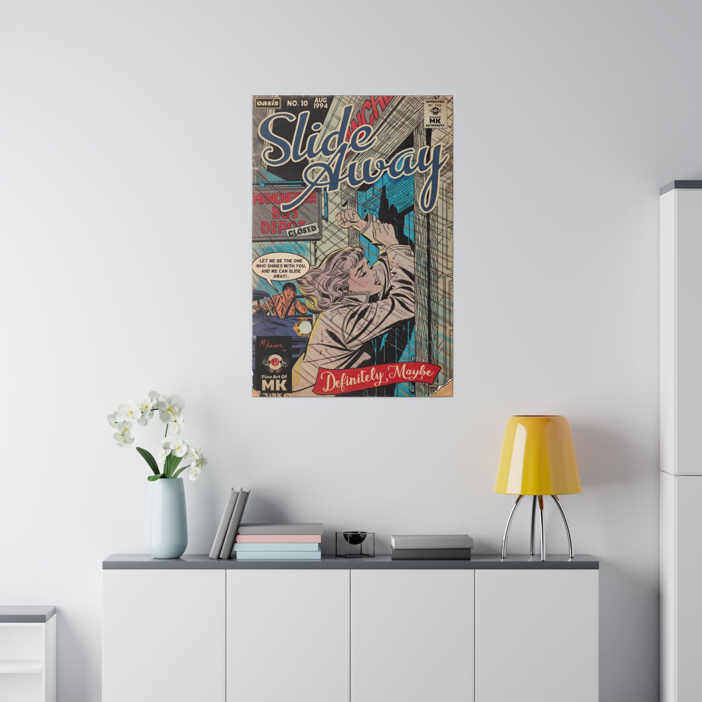 Oasis - Slide Away - Matte Canvas, Stretched, 0.75"