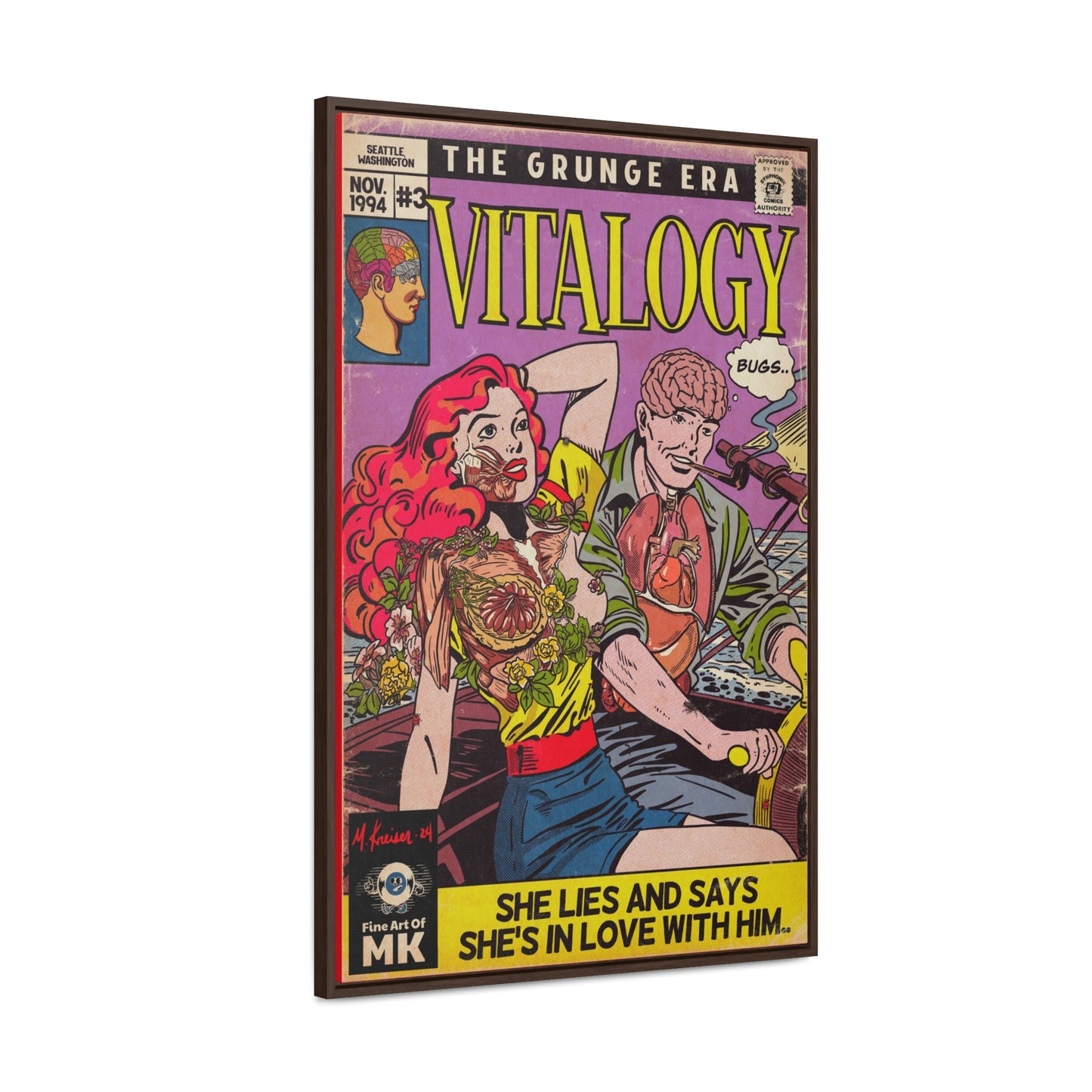 Vitalogy - Gallery Canvas Wraps, Vertical Frame