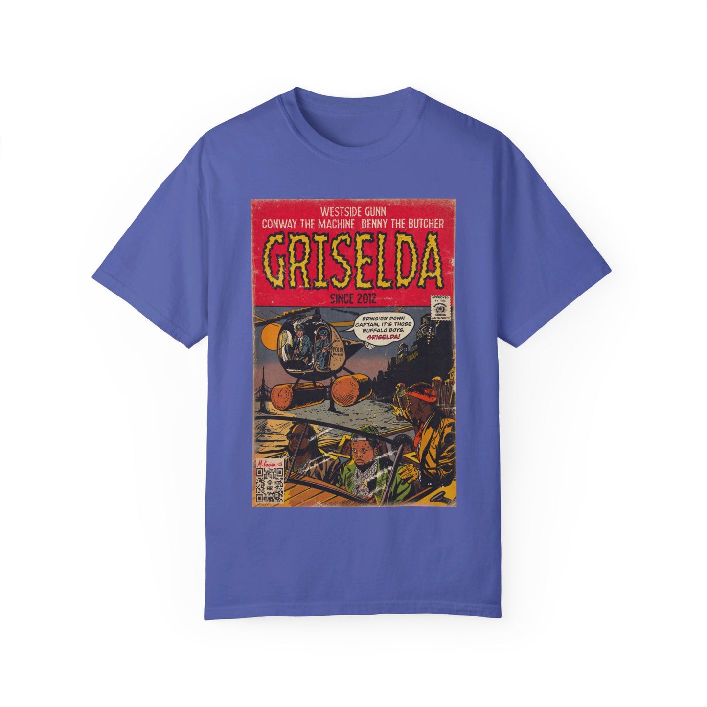Griselda - Comic Book Art - Unisex Garment-Dyed T-shirt