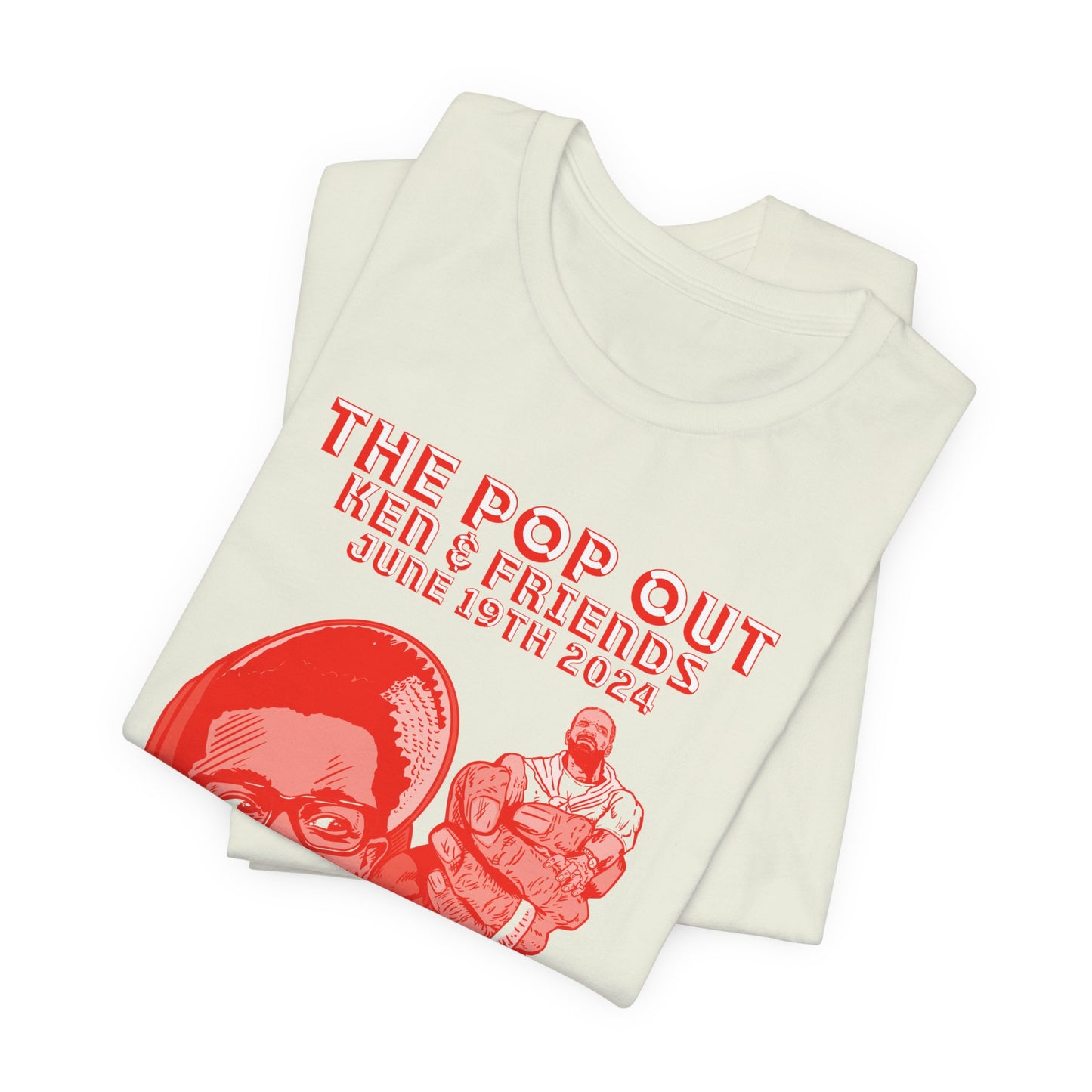 Pop out - RED VARIANT - Unisex Jersey Short Sleeve Tee