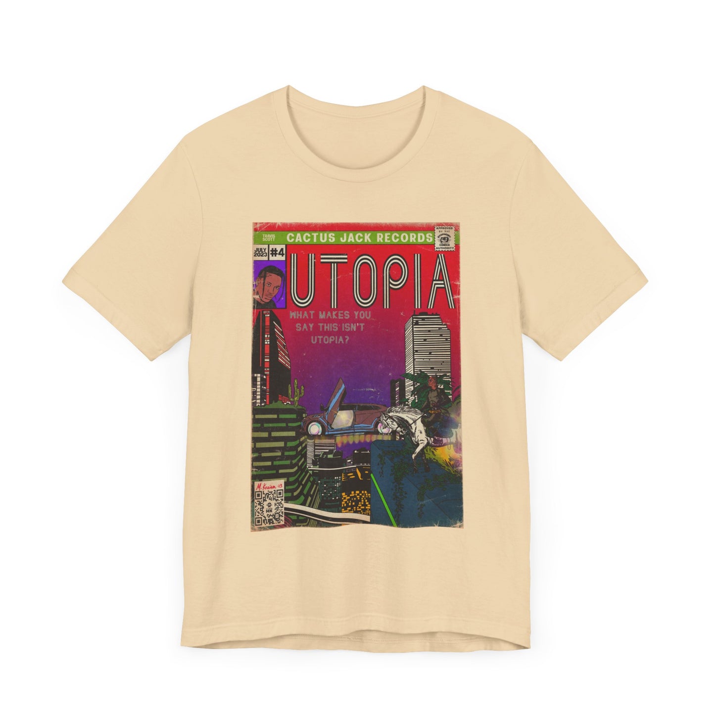 Travis Scott - Utopia - Unisex Jersey Short Sleeve Tee