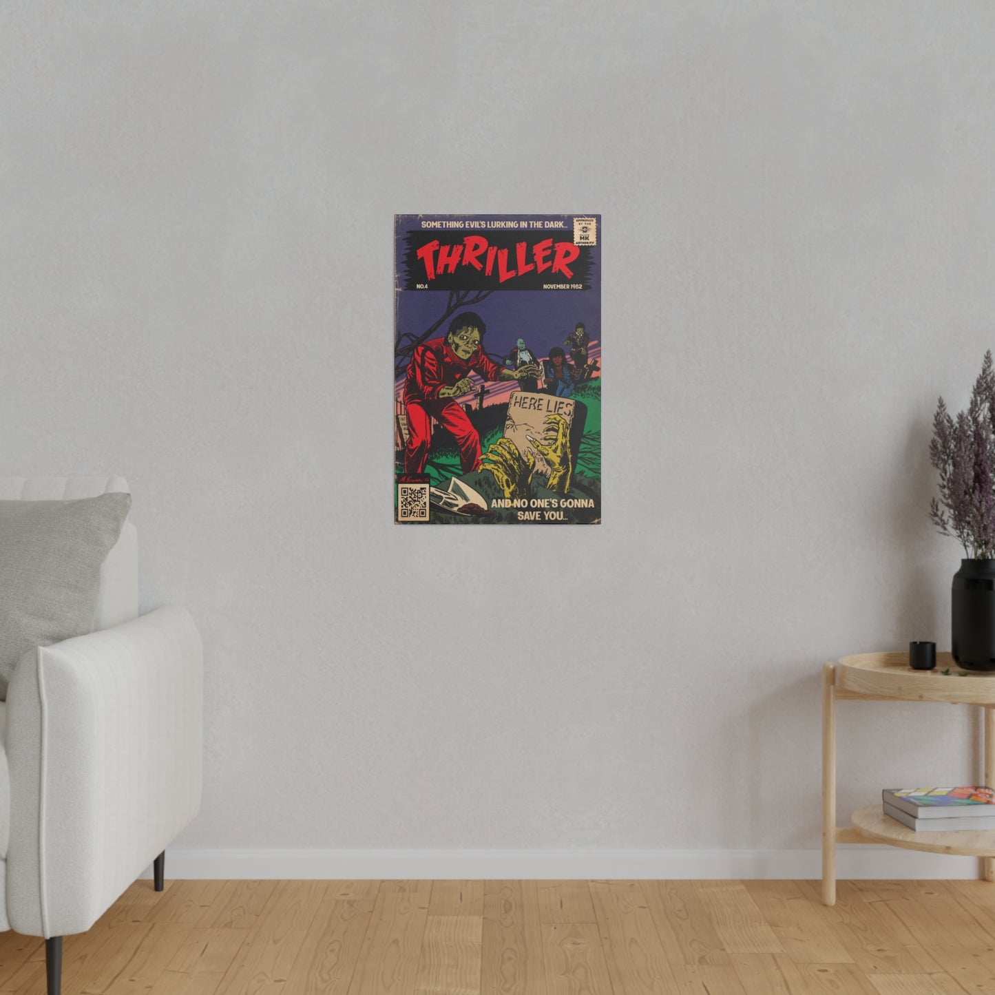 Michael Jackson - Thriller - Matte Canvas, Stretched, 0.75"