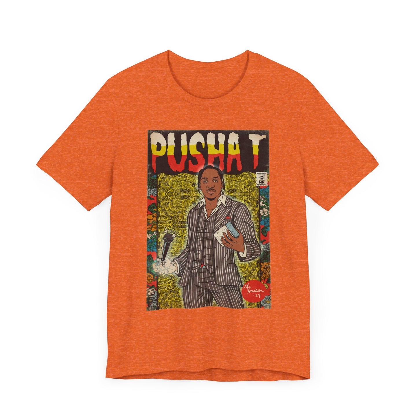 Pusha T - Comic Book Art - Unisex Jersey Short Sleeve Tee