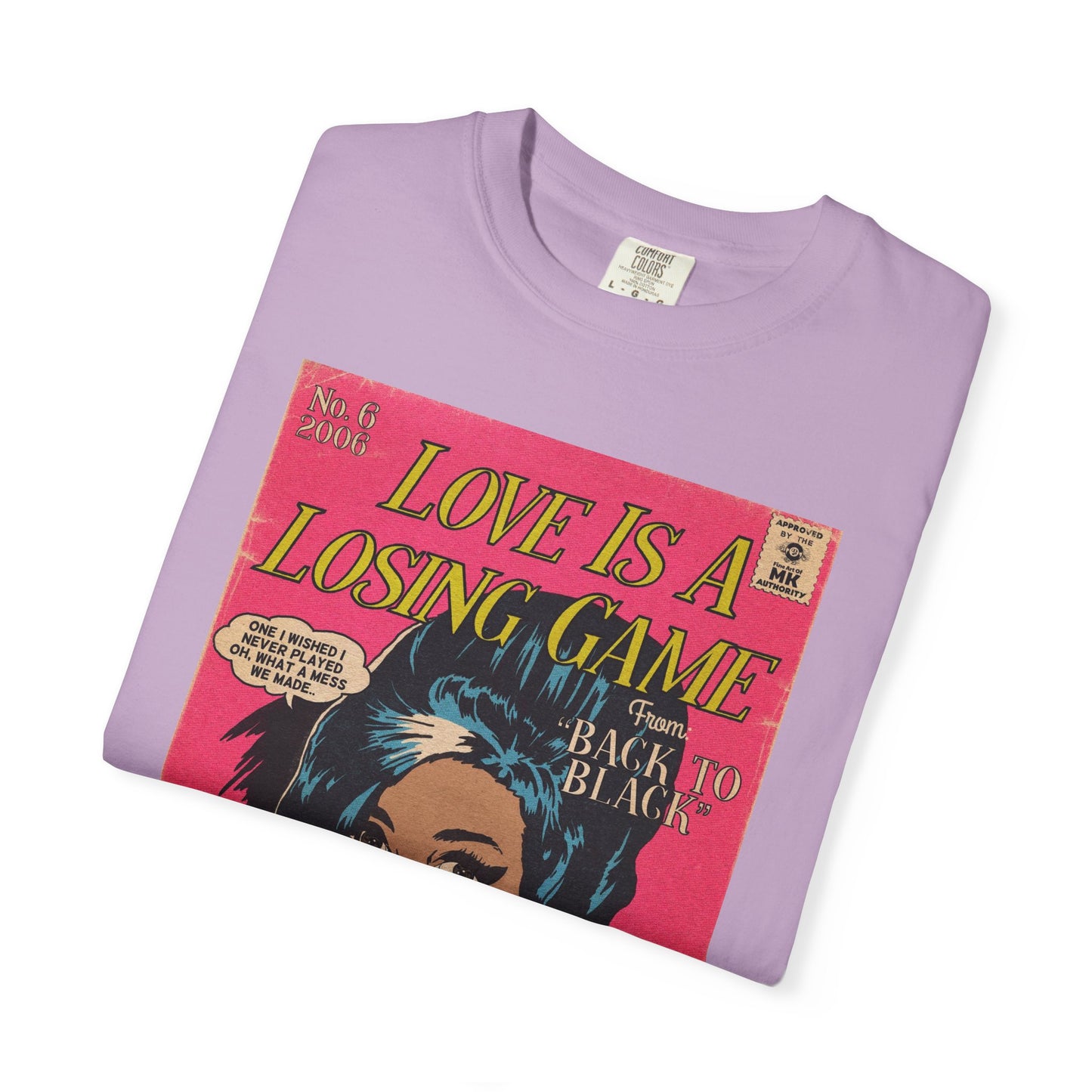 Amy Winehouse - Love is a Losing Game - Unisex Comfort Colors T-shirt
