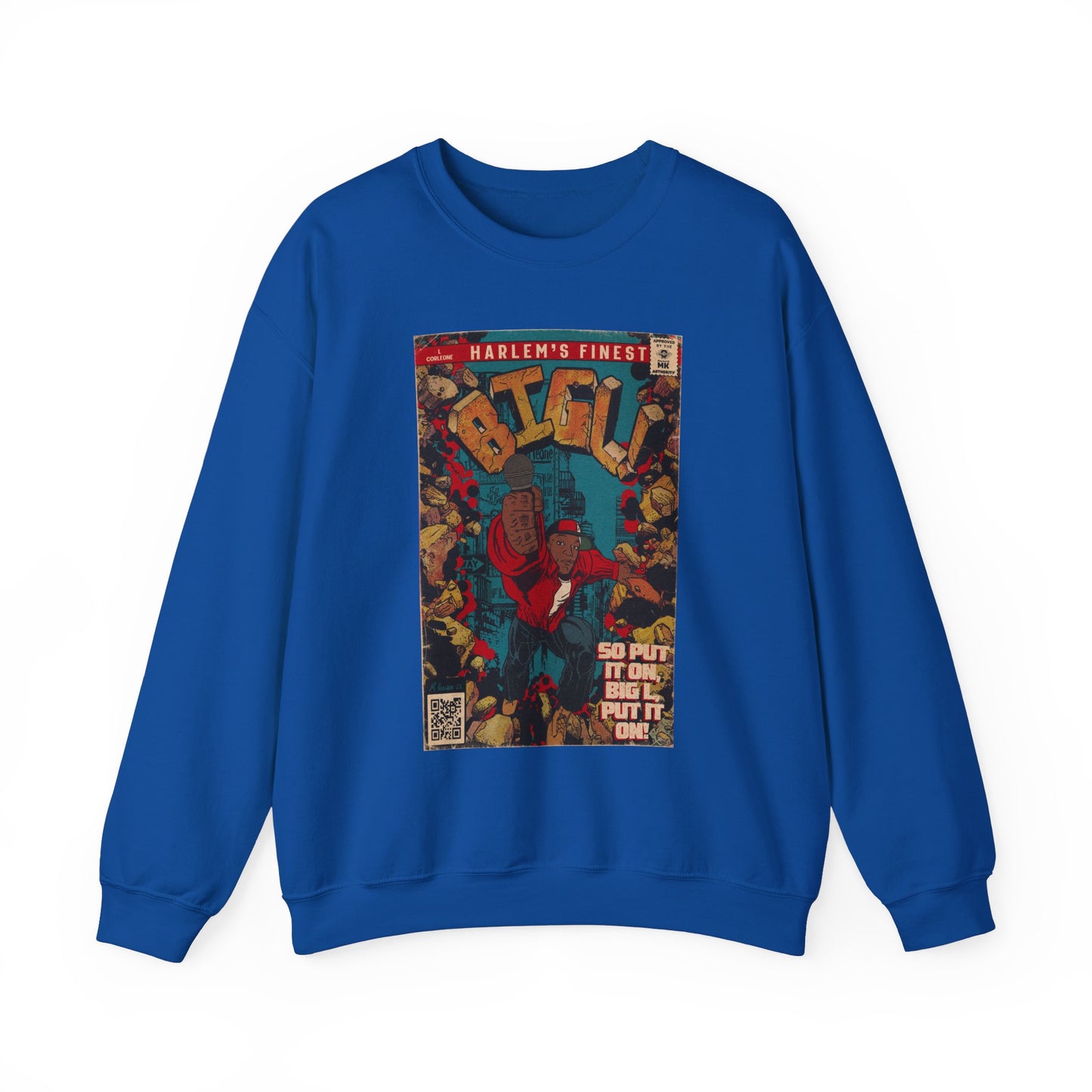 Big L - Put it on - Unisex Heavy Blend™ Crewneck Sweatshirt