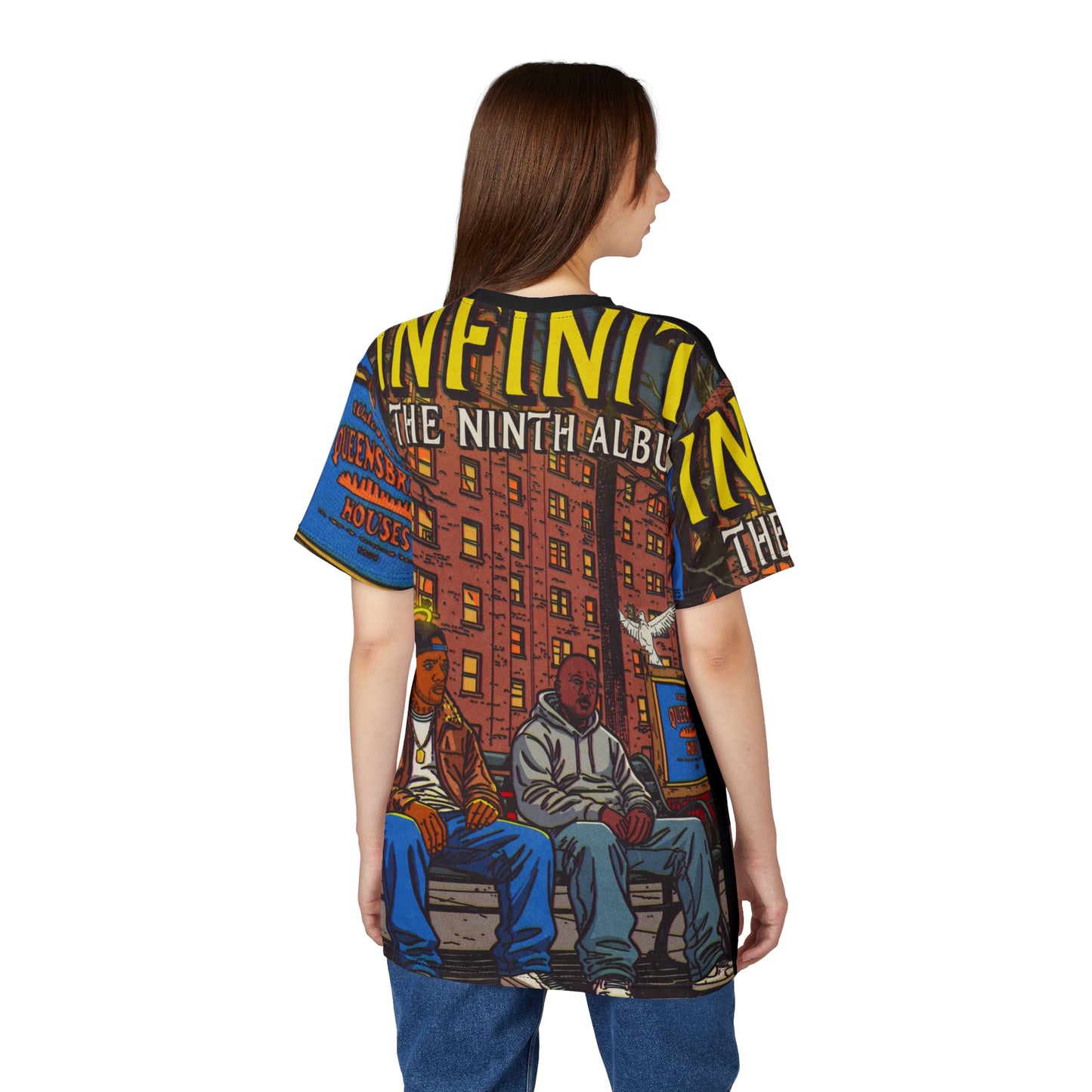 Infinite - Comic Book Art - Unisex Cut & Sew Tee (AOP)