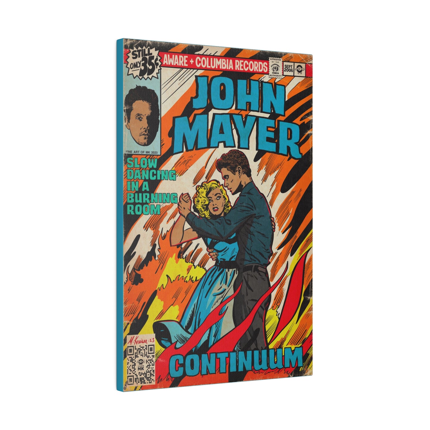 John Mayer - Slow Dancing in a Burning Room - Matte Canvas, Stretched, 0.75"