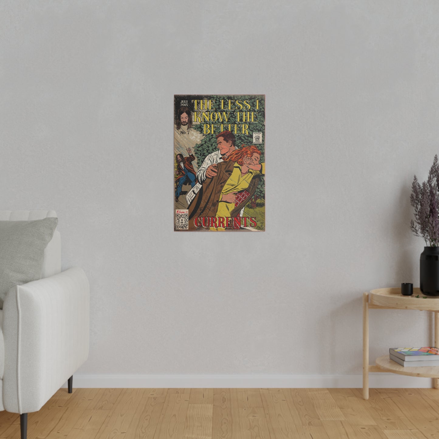 Tame Impala - The Less I Know The Better - Matte Canvas, Stretched, 0.75"
