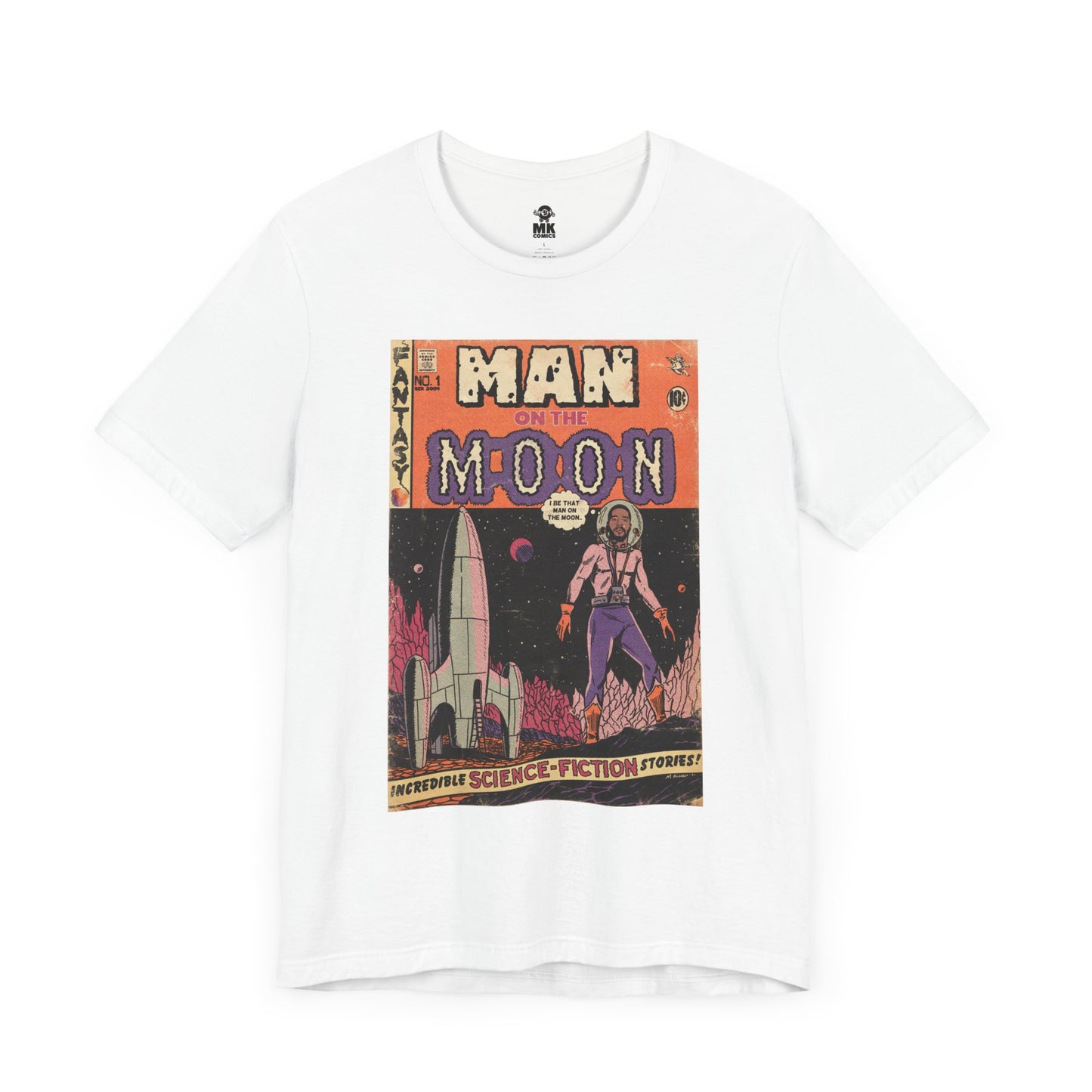 Man On The Moon - Unisex Jersey T-Shirt