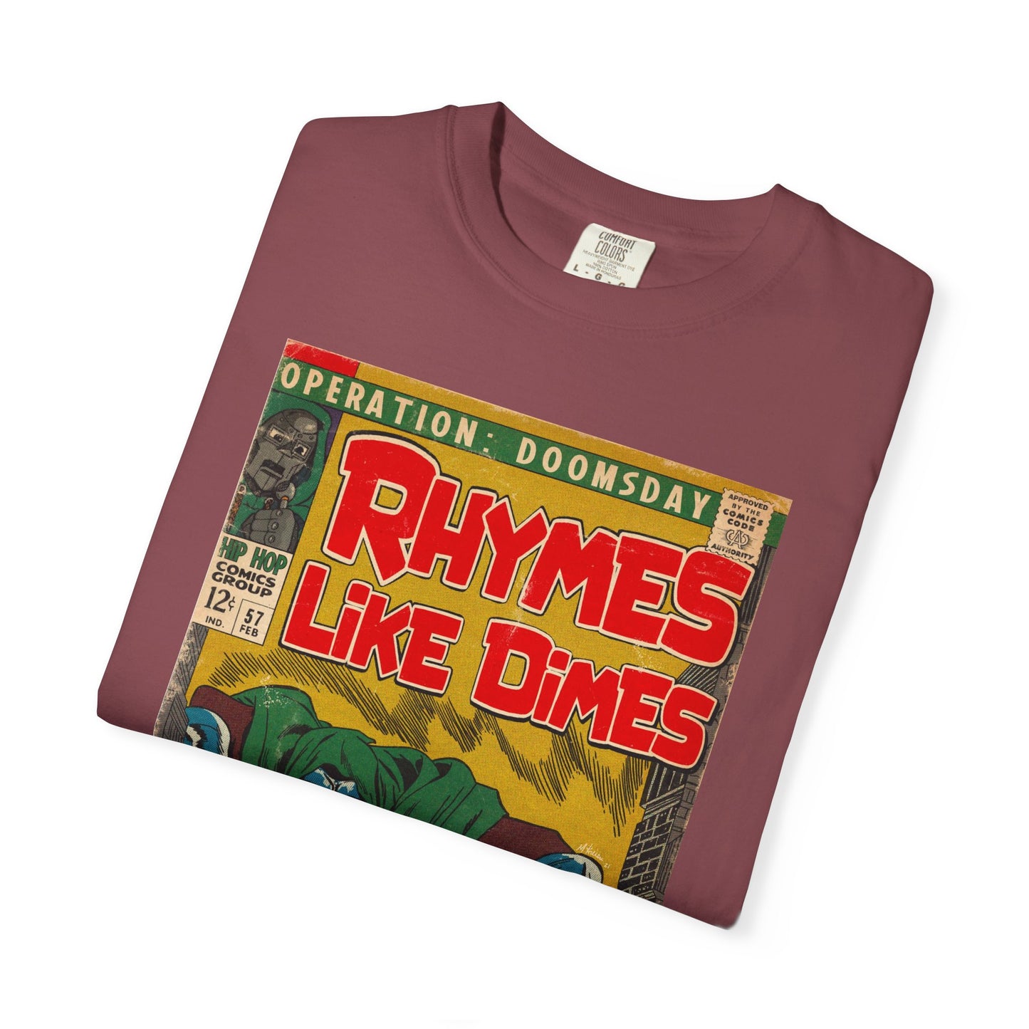 MF DOOM - Rhymes Like Dimes - Unisex Comfort Colors T-shirt