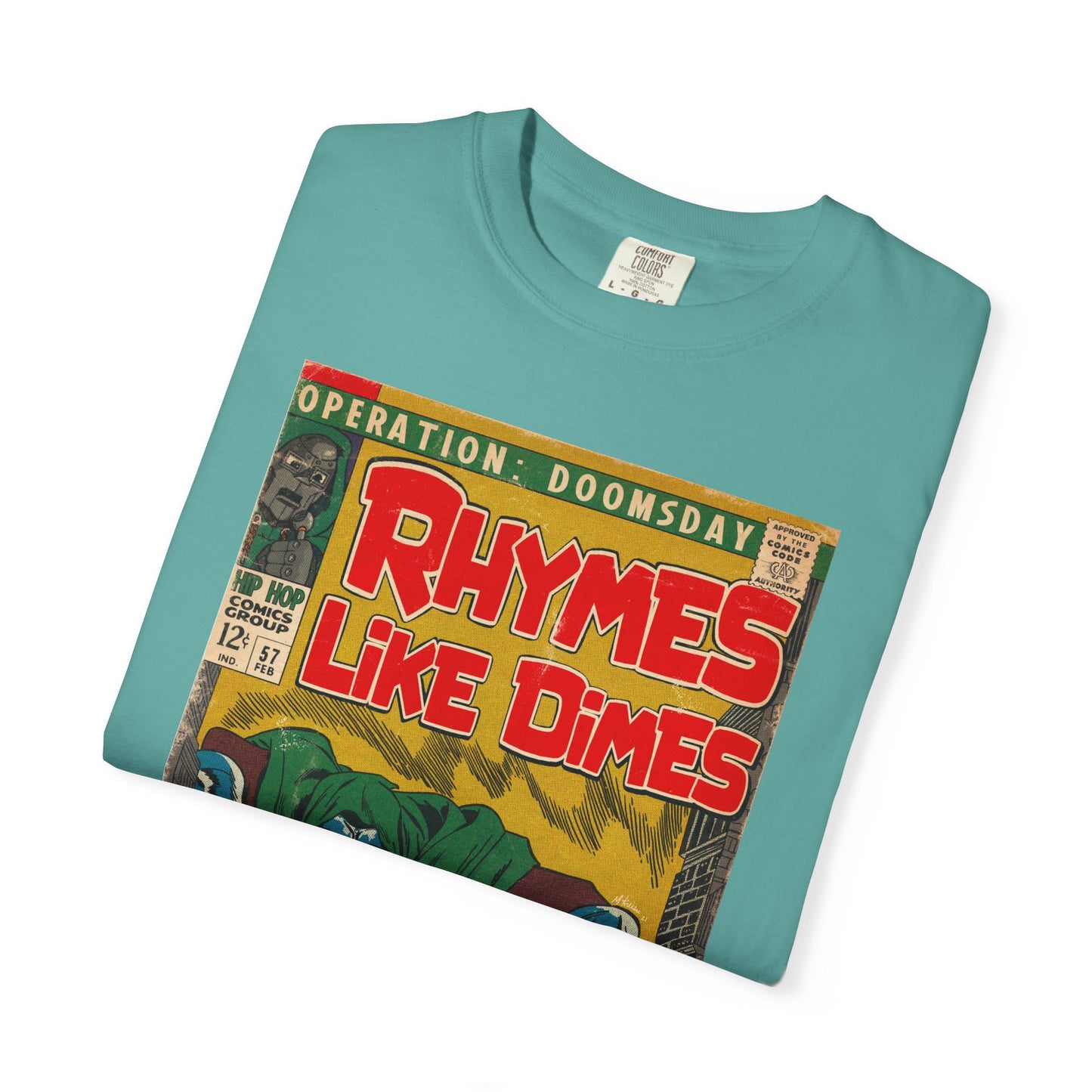 MF DOOM - Rhymes Like Dimes - Unisex Comfort Colors T-shirt