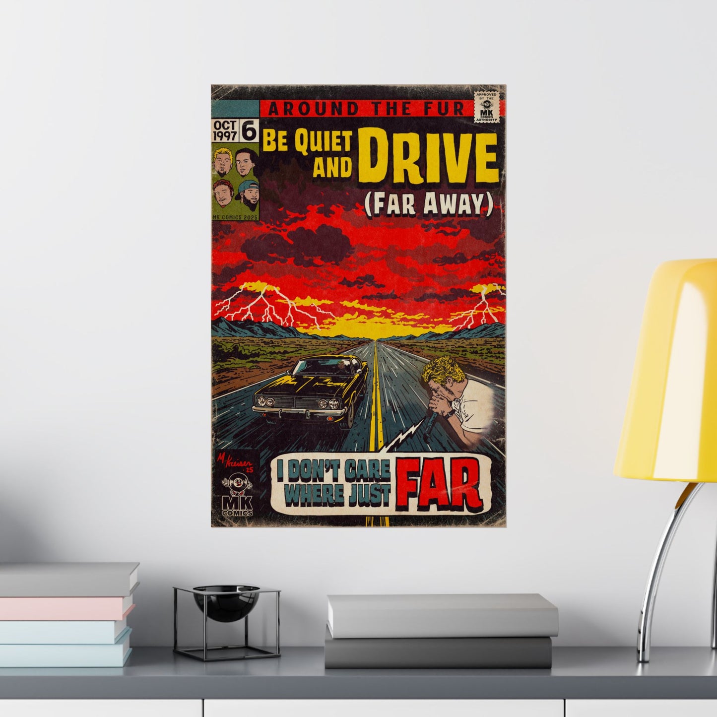 Be Quiet and Drive - Matte Vertical Posters