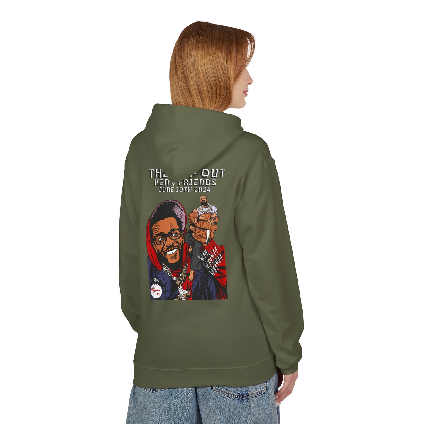 Kendrick Lamar - The Pop Out - Unisex Midweight Softstyle Fleece Hoodie