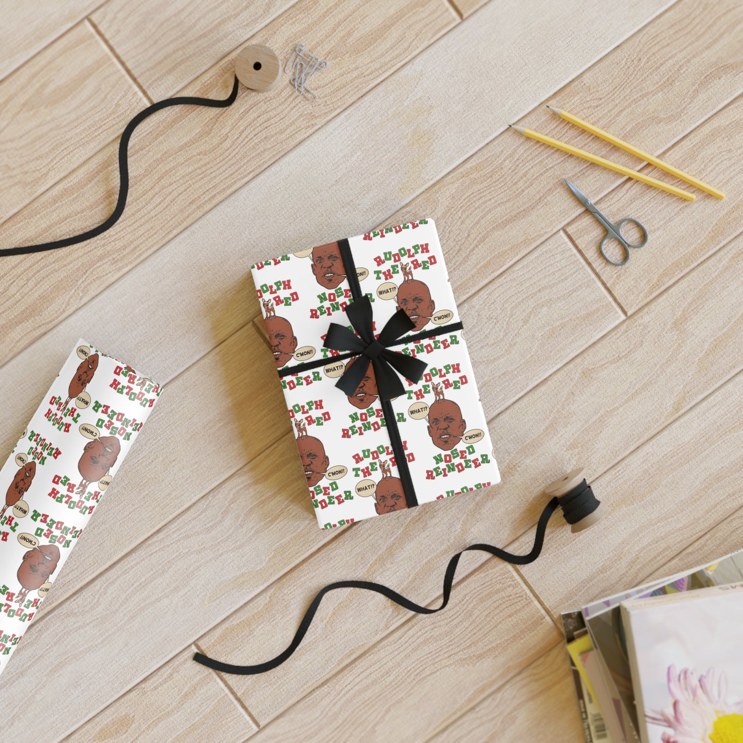 DMX - Rudolph - Christmas- Gift Wrapping Paper Rolls, 1pc