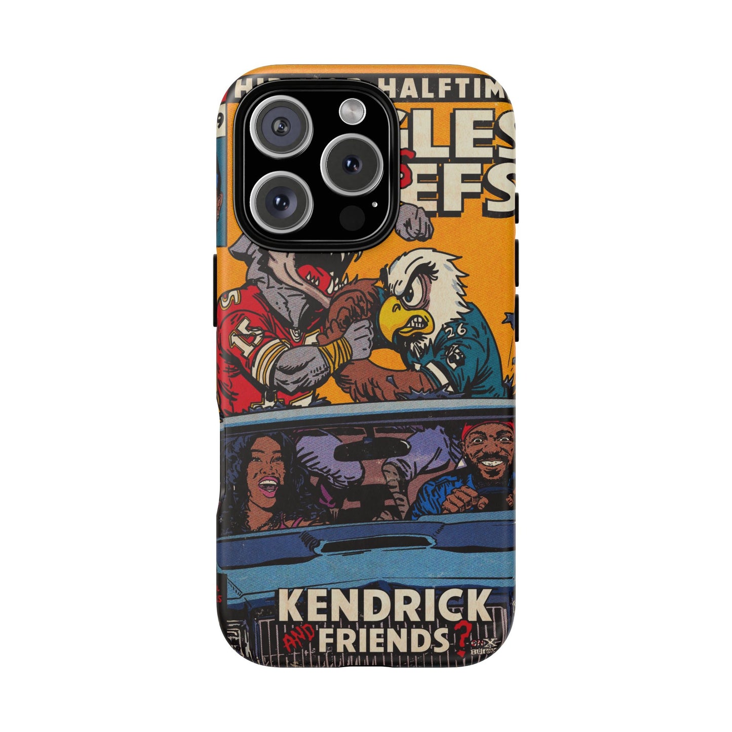 Kendrick & SZA - 2025 Halftime - Eagles vs Chiefs - Tough Phone Cases