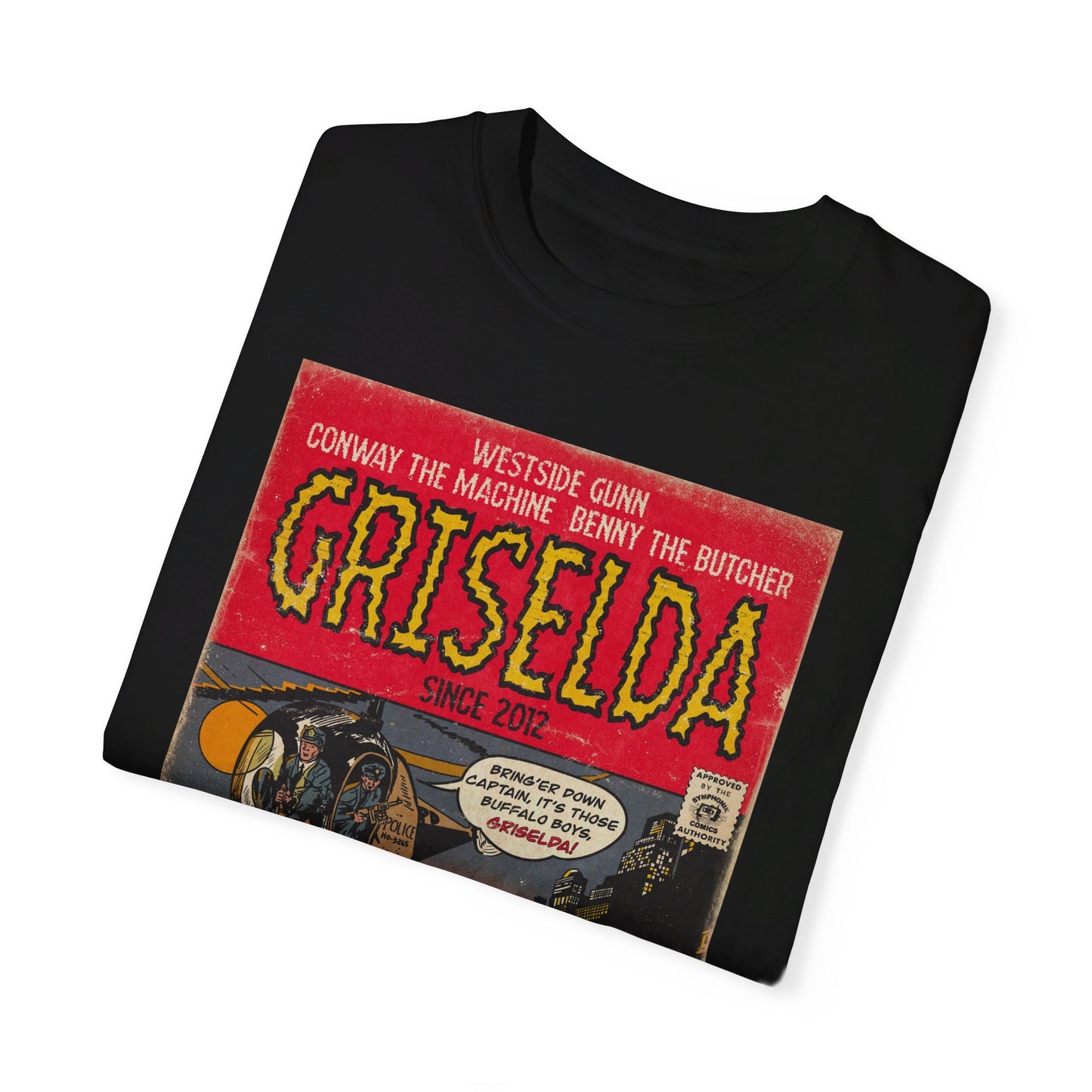 Griselda - Comic Book Art - Unisex Garment-Dyed T-shirt