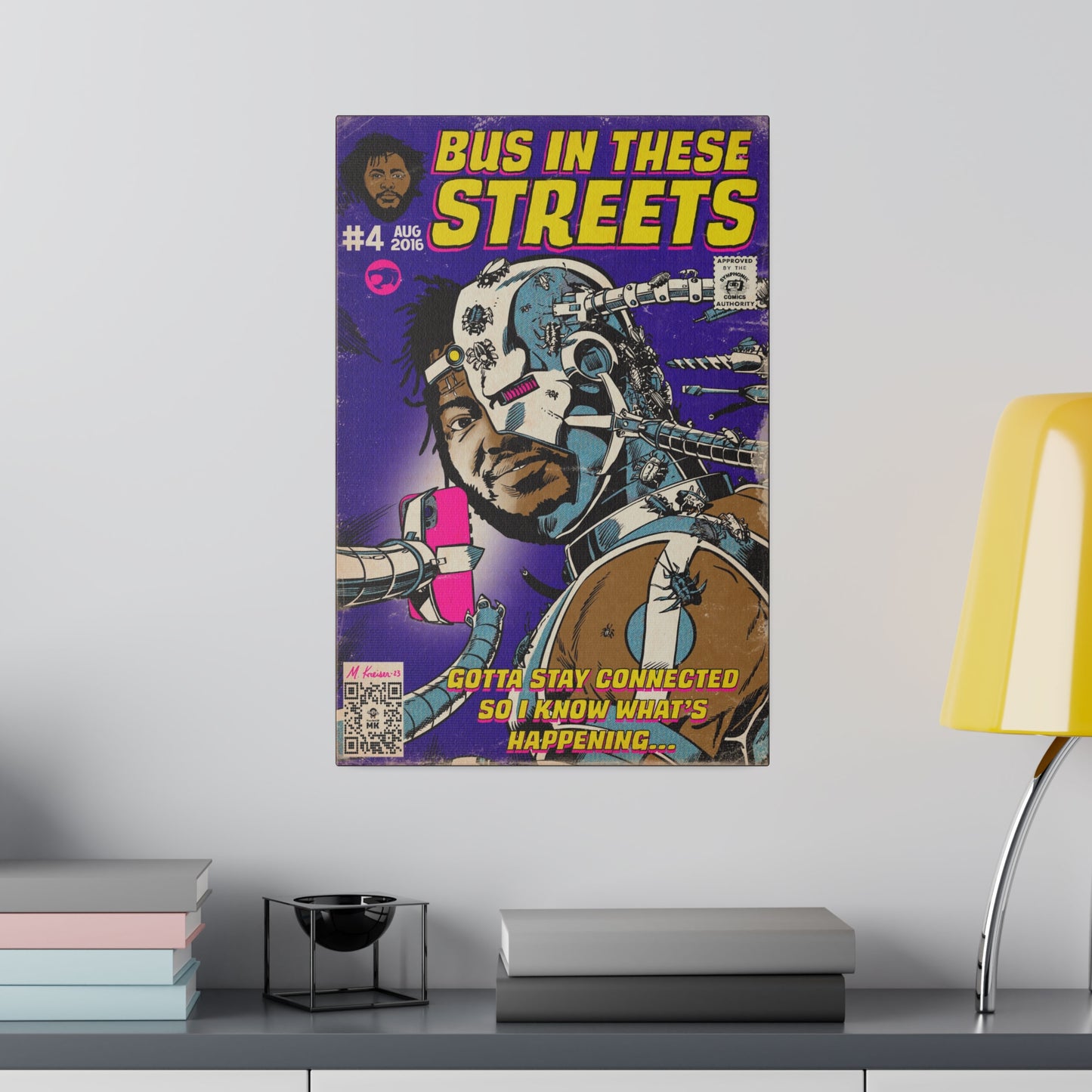 Thundercat - Bus In These Streets - Matte Canvas, Stretched, 0.75"