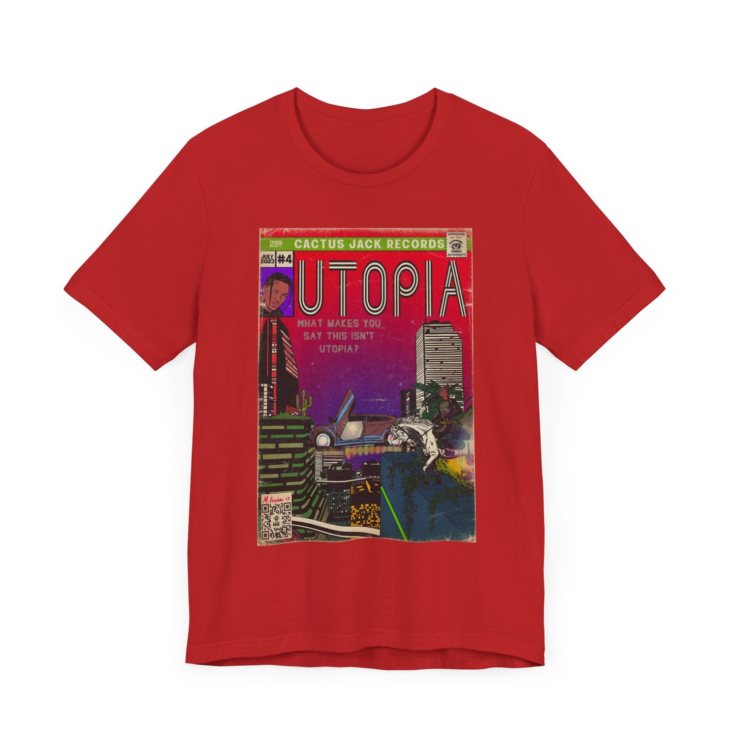 Travis Scott - Utopia - Unisex Jersey Short Sleeve Tee