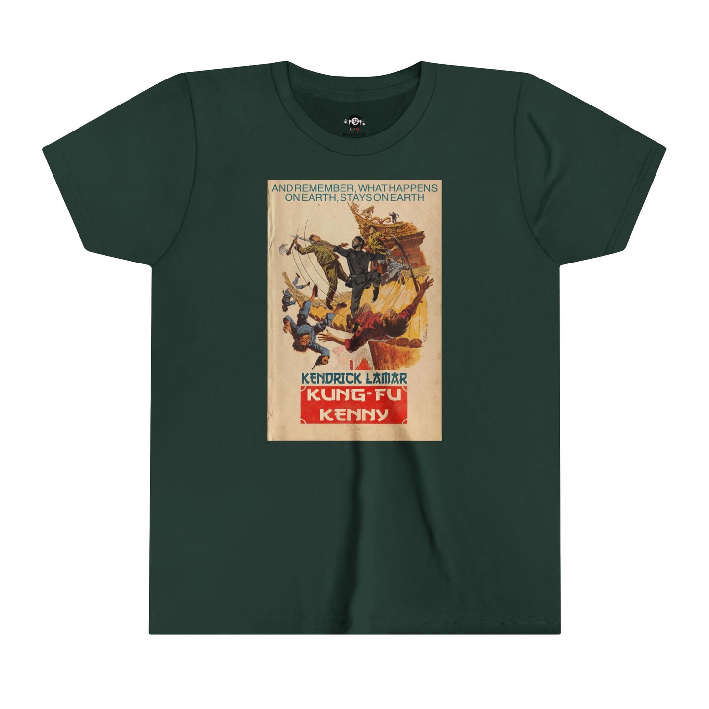 KIDS - Kendrick Lamar- Kung Fu Kenny - Youth Short Sleeve Tee