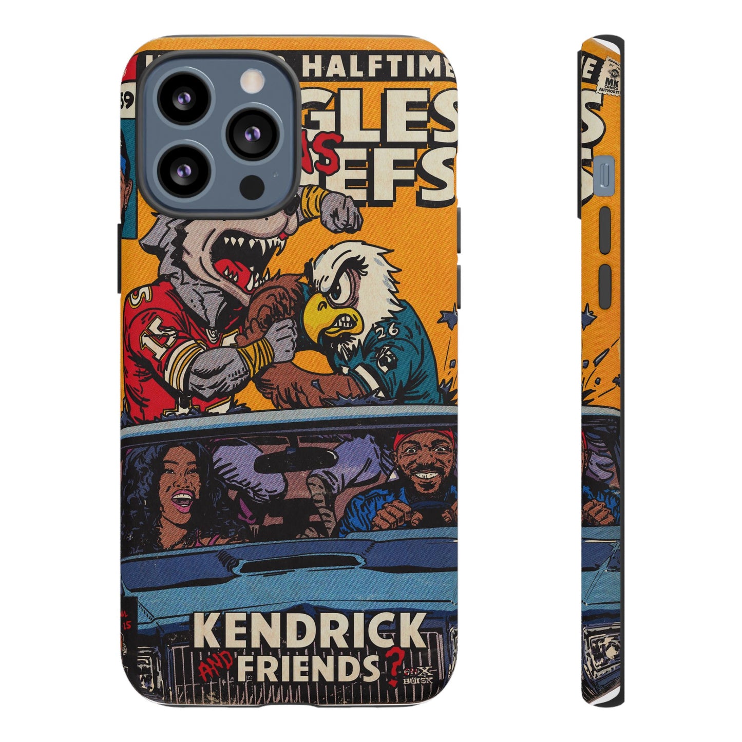 Kendrick & SZA - 2025 Halftime - Eagles vs Chiefs - Tough Phone Cases