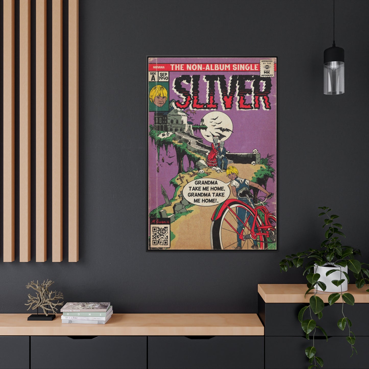 Nirvana - Sliver - Gallery Canvas Wraps, Vertical Frame