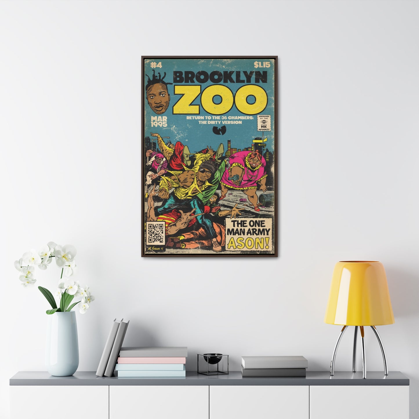 Ol’ Dirty Bastard - Brooklyn Zoo - Gallery Canvas Wraps, Vertical Frame