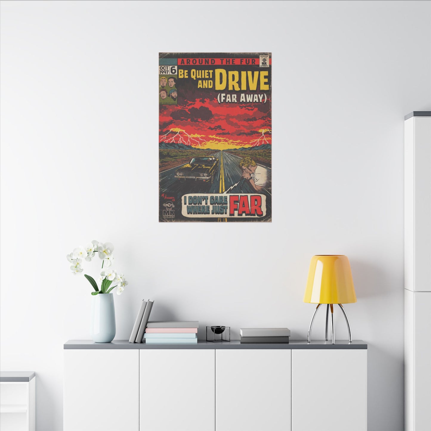 Be Quiet and Drive - Matte Canvas, Stretched, 0.75" (Multi-Size)