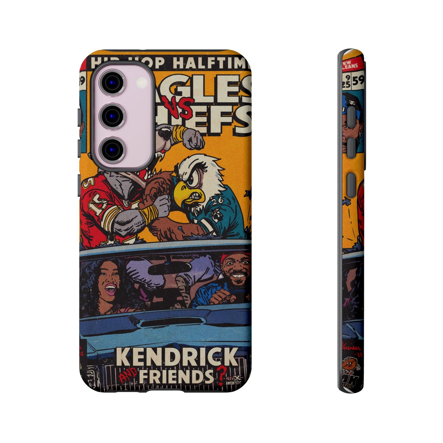 Kendrick & SZA - 2025 Halftime - Eagles vs Chiefs - Tough Phone Cases