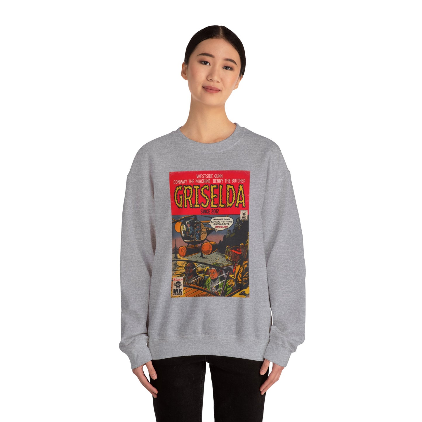 Griselda - Comic Book Art - Unisex Heavy Blend™ Crewneck Sweatshirt