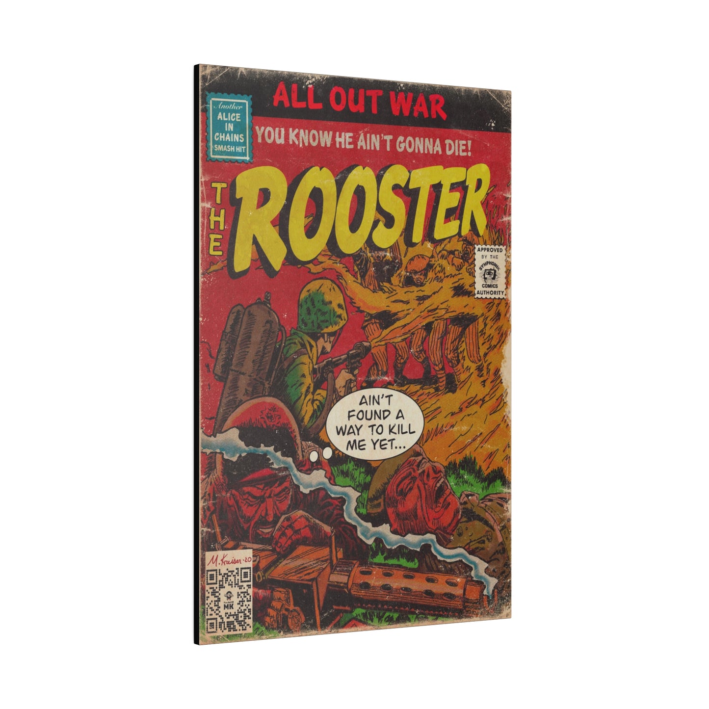 Alice In Chains - Rooster - Matte Canvas, Stretched, 0.75"