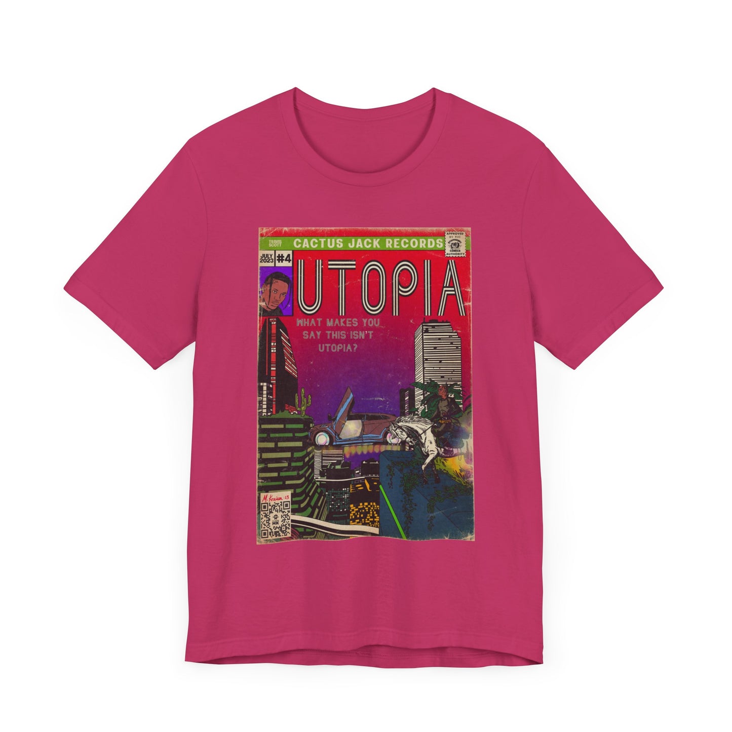 Travis Scott - Utopia - Unisex Jersey Short Sleeve Tee