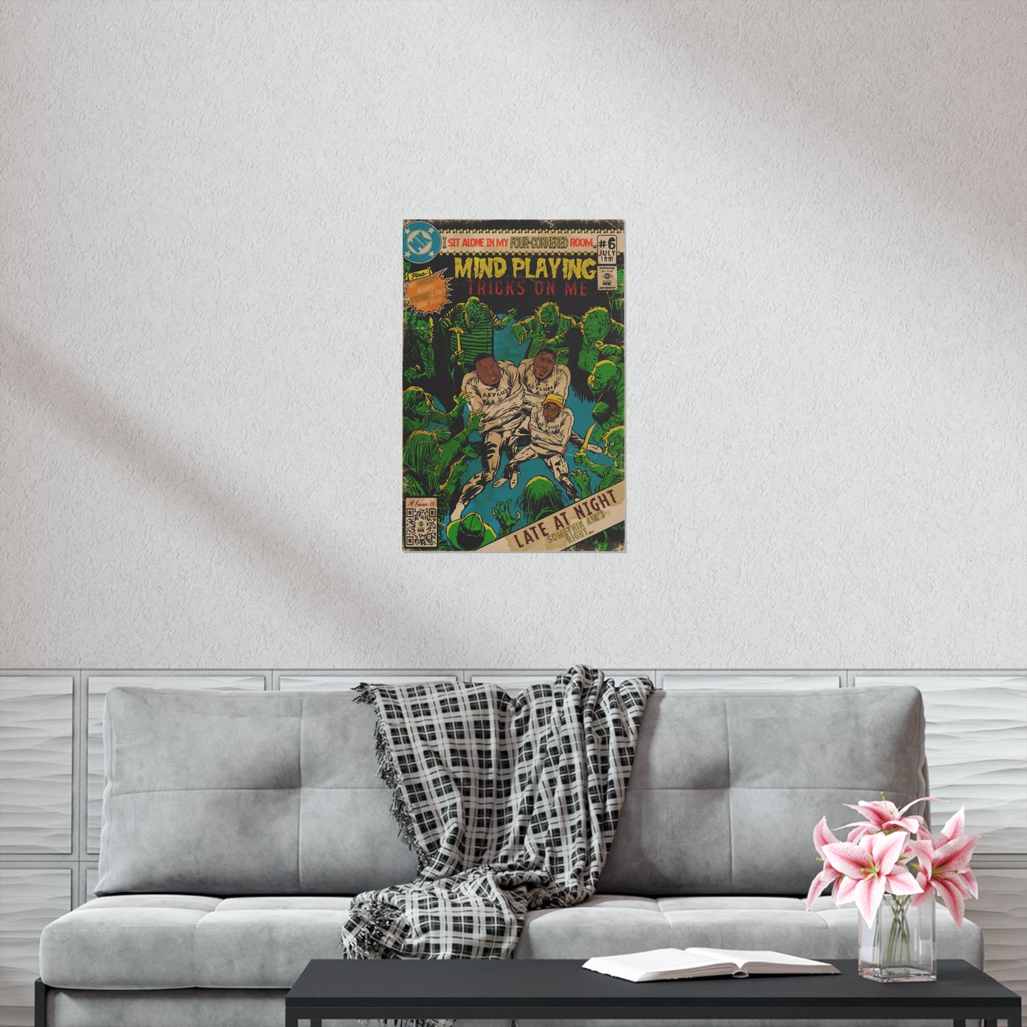 Mind Playing Tricks - Vertical Matte Poster