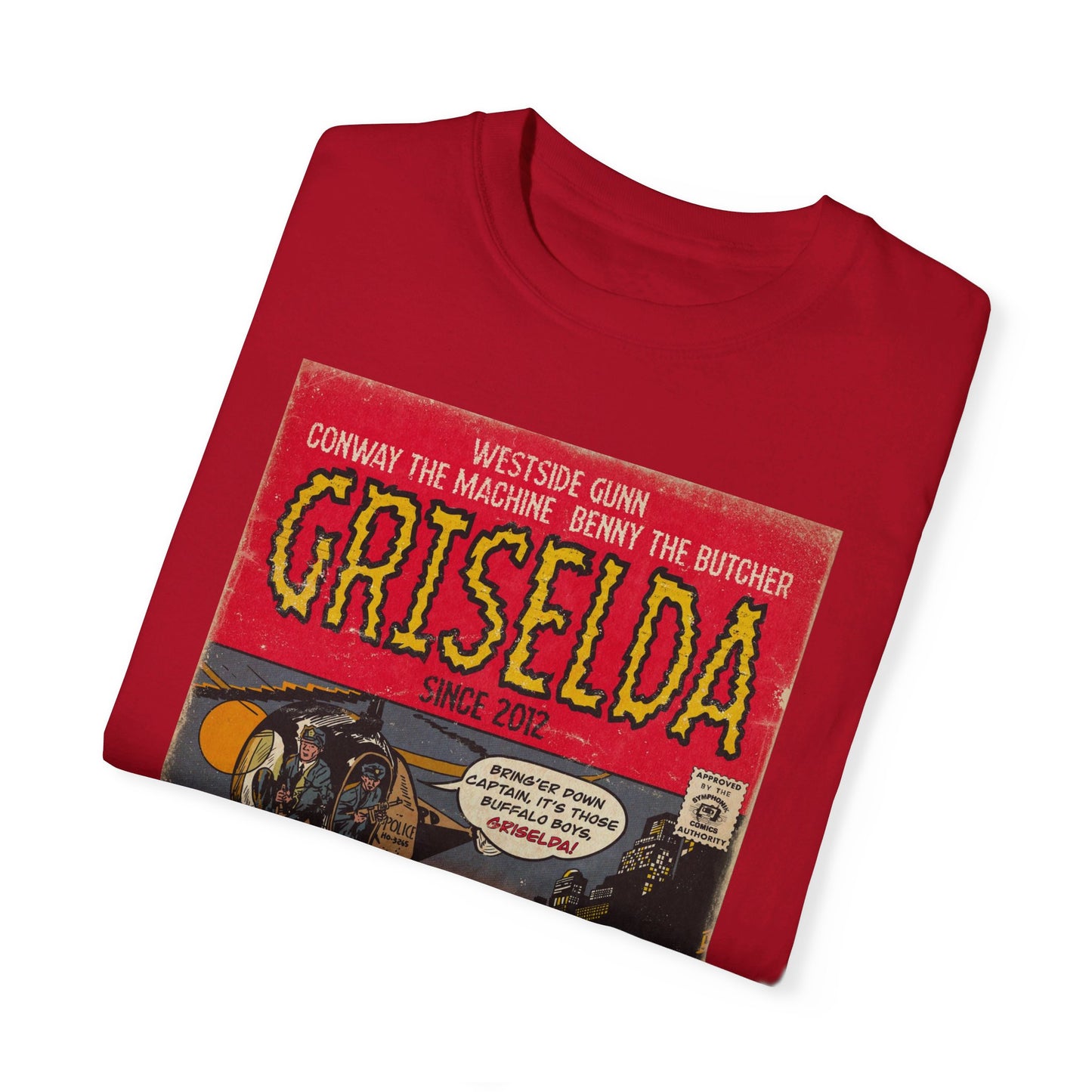Griselda - Comic Book Art - Unisex Garment-Dyed T-shirt