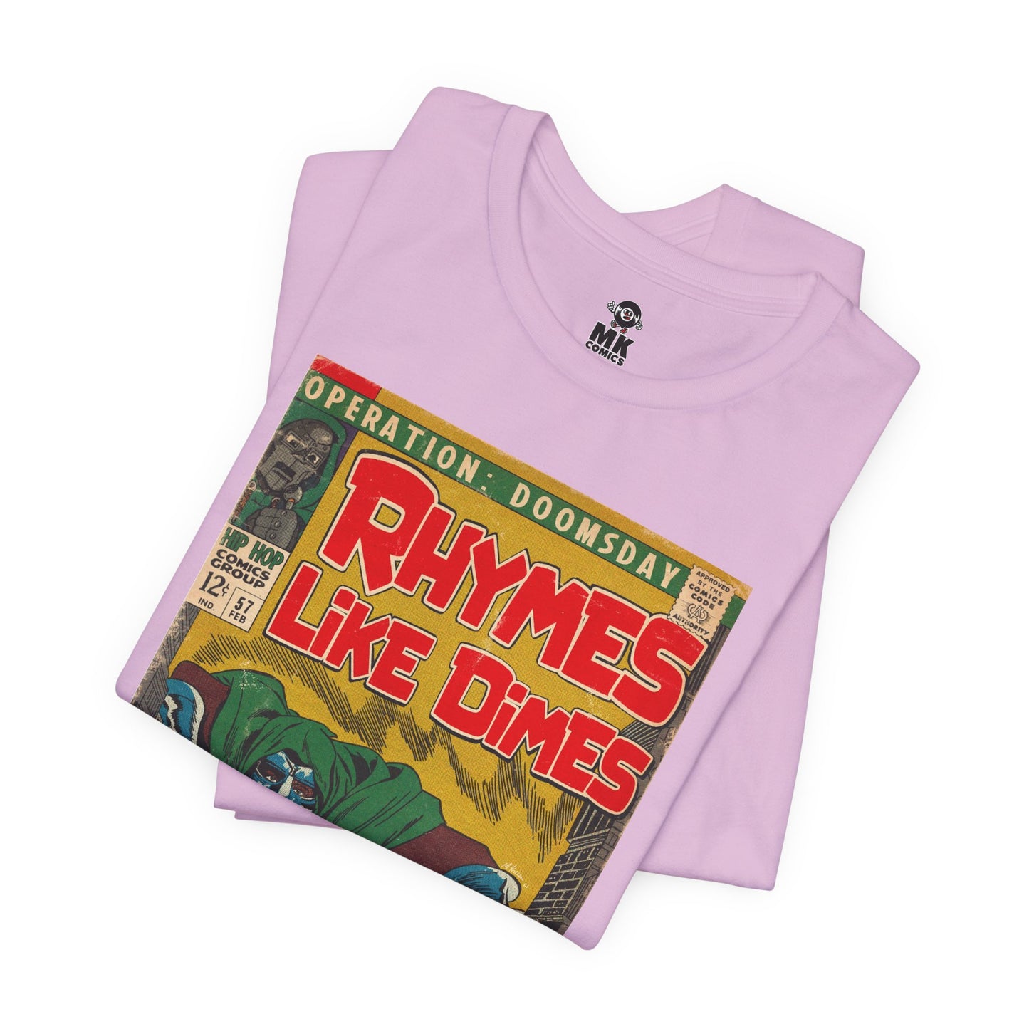 MF DOOM - Rhymes Like Dimes - Unisex Jersey Short Sleeve Tee