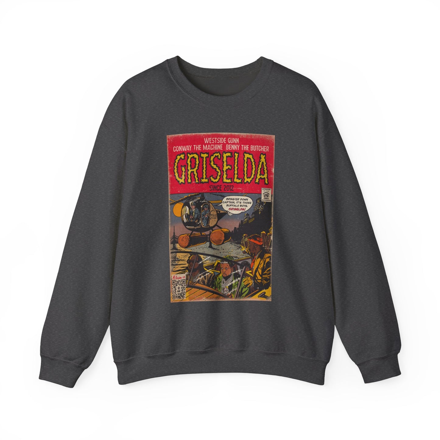 Griselda - Comic Book Art - Unisex Heavy Blend™ Crewneck Sweatshirt