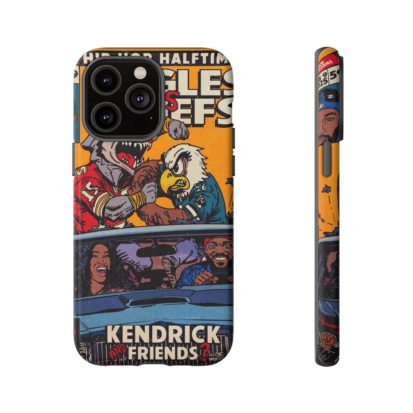 Kendrick & SZA - 2025 Halftime - Eagles vs Chiefs - Tough Phone Cases