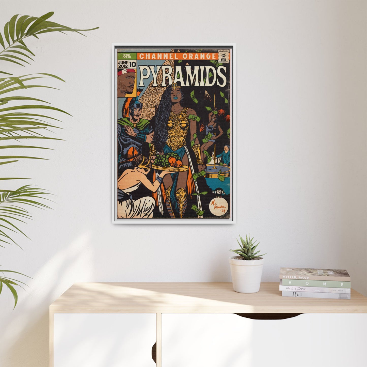 Frank Ocean - Pyramids - Gallery Canvas Wraps, Vertical Frame