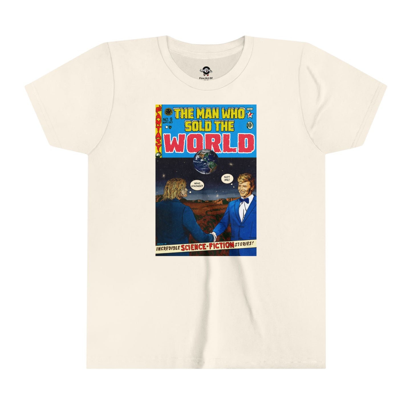 KIDS - Cobain & Bowie - The Man Who Wold The World - Youth Short Sleeve Tee