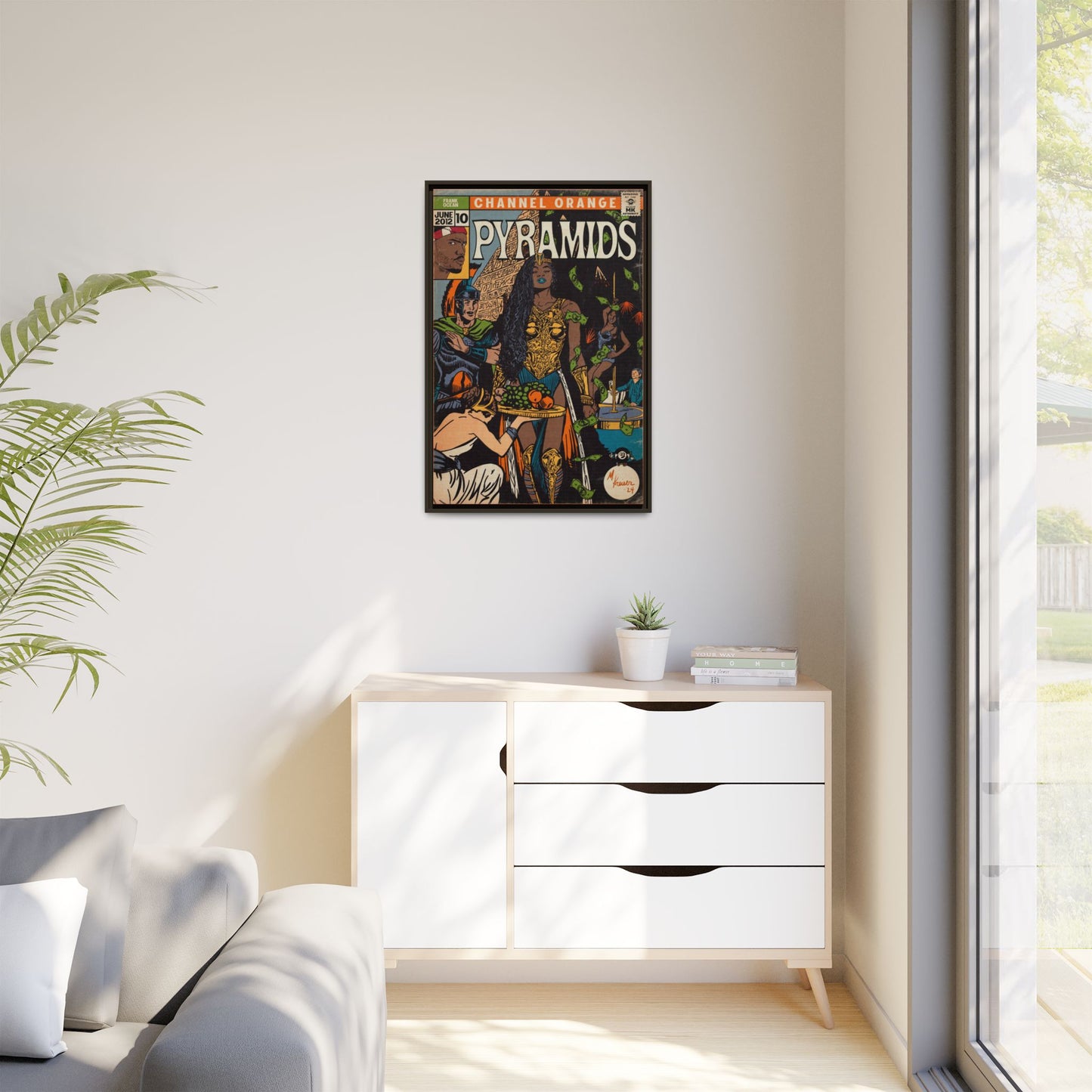 Frank Ocean - Pyramids - Gallery Canvas Wraps, Vertical Frame