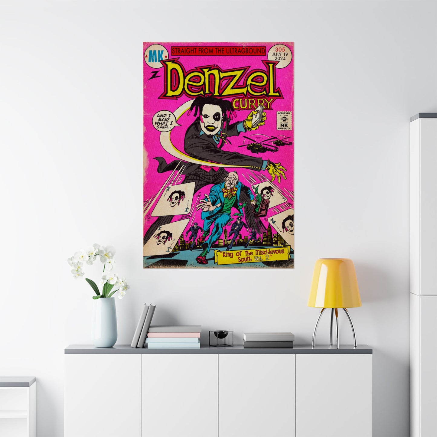 Denzel Curry - King of the Mischievous South 2 - Matte Vertical Poster