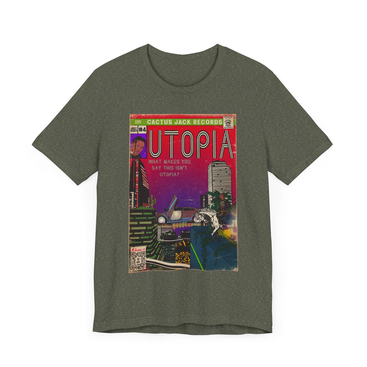 Travis Scott - Utopia - Unisex Jersey Short Sleeve Tee