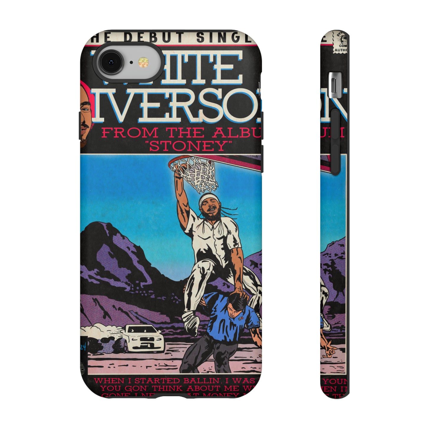 Post Malone - White Iverson - Tough Phone Cases