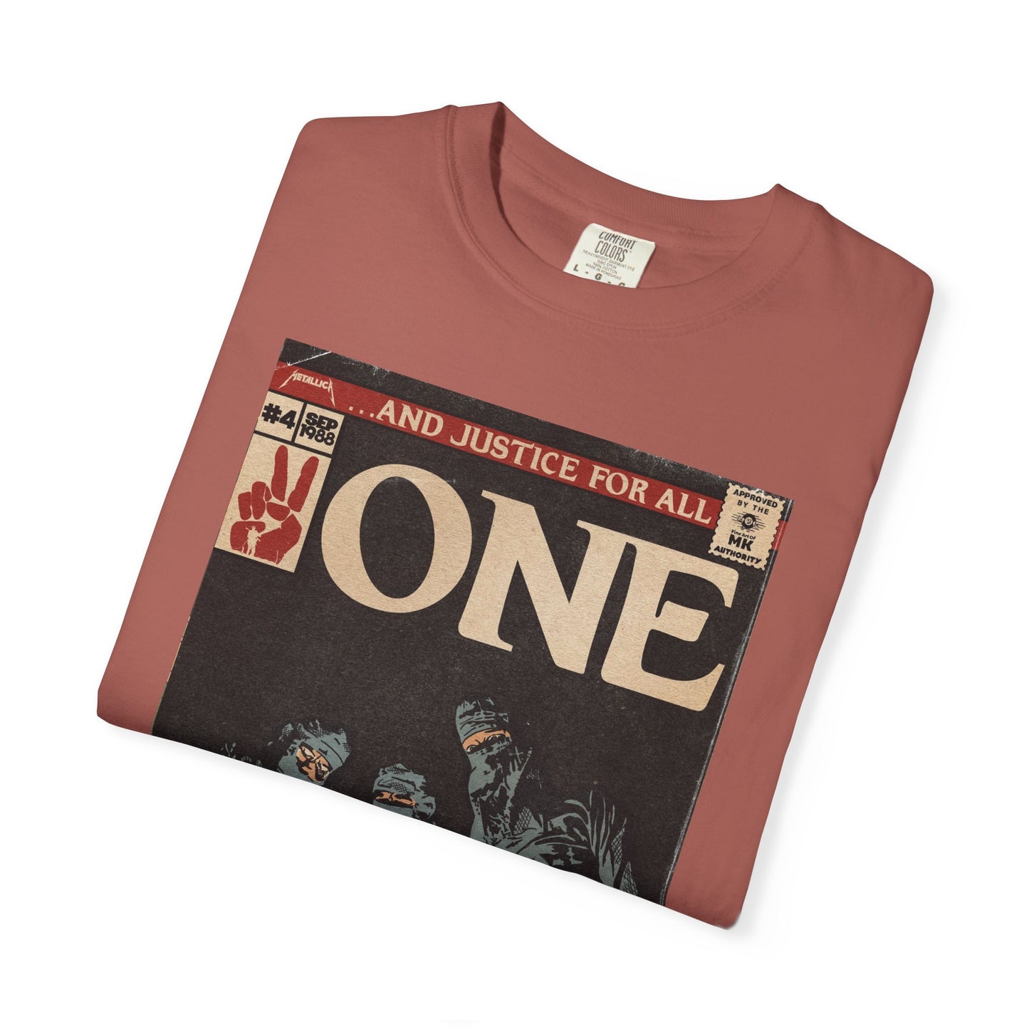 Metallica - One - Unisex Comfort Colors T-shirt