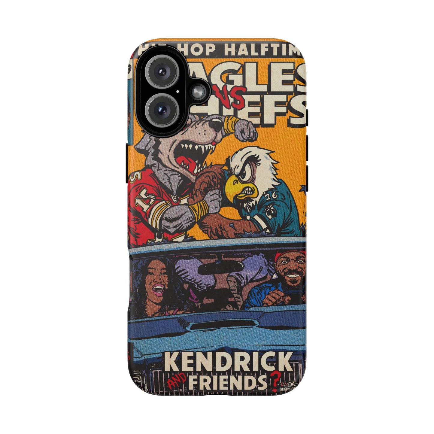 Kendrick & SZA - 2025 Halftime - Eagles vs Chiefs - Tough Phone Cases